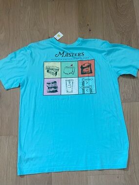 Masters T-shirt XL NWT with all the Masters Classics on back
